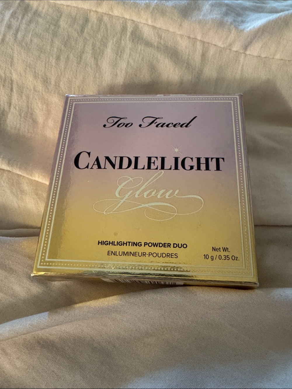 ROSYGLOWToo Faced Candlelight Glow Highlighting Powder Duo - Pink and Gold Ombre
